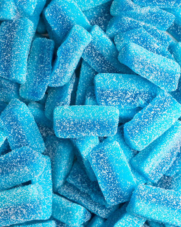 Saure blaue Himbeer-Scheiben (500g)