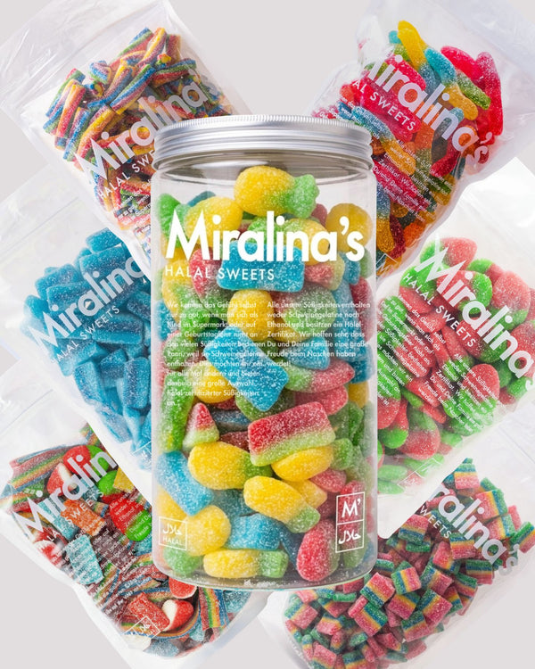 Boîte de bonbons halal acidulés (4kg) avec 30% de réduction