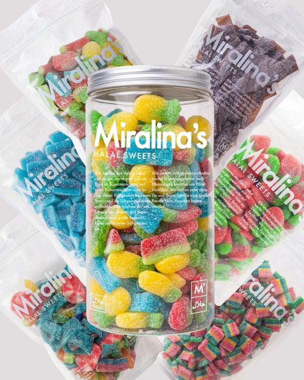 Boîte de bonbons halal acidulés (4kg) avec 30% de réduction